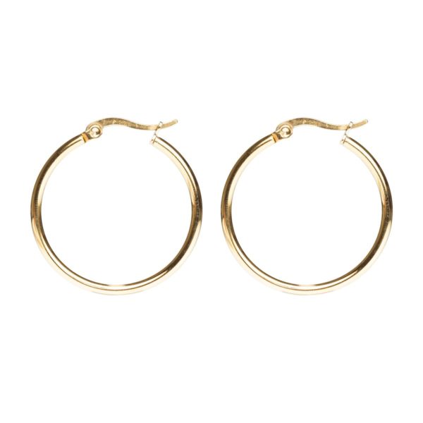 MEDIUM HOOP GOLD