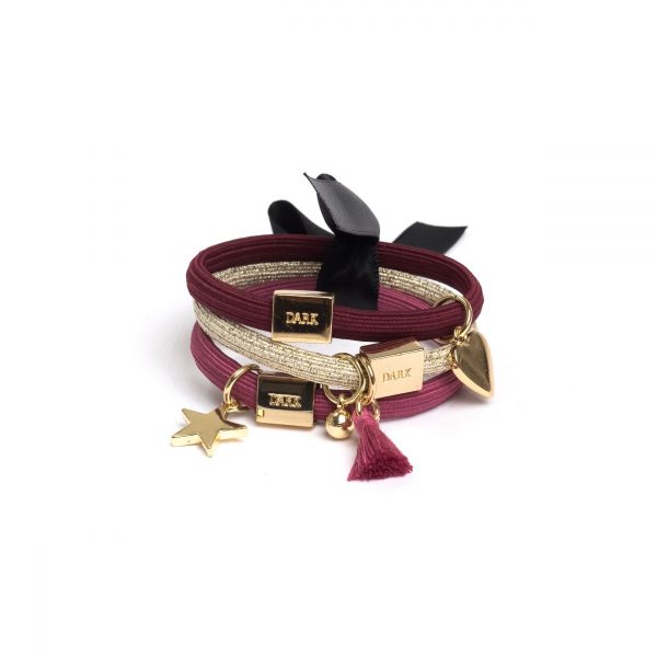 Hair Ties med Charms, 3 pk.