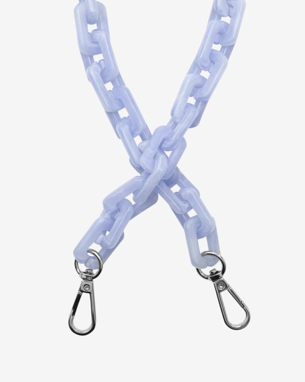 SQUARED CHAIN HANDLE LIGHT BLUE - Image 2