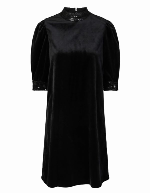 Tiona kjole sort - Image 4